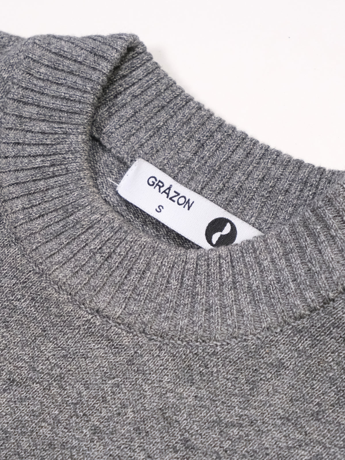 Crew Neck Stone Grey