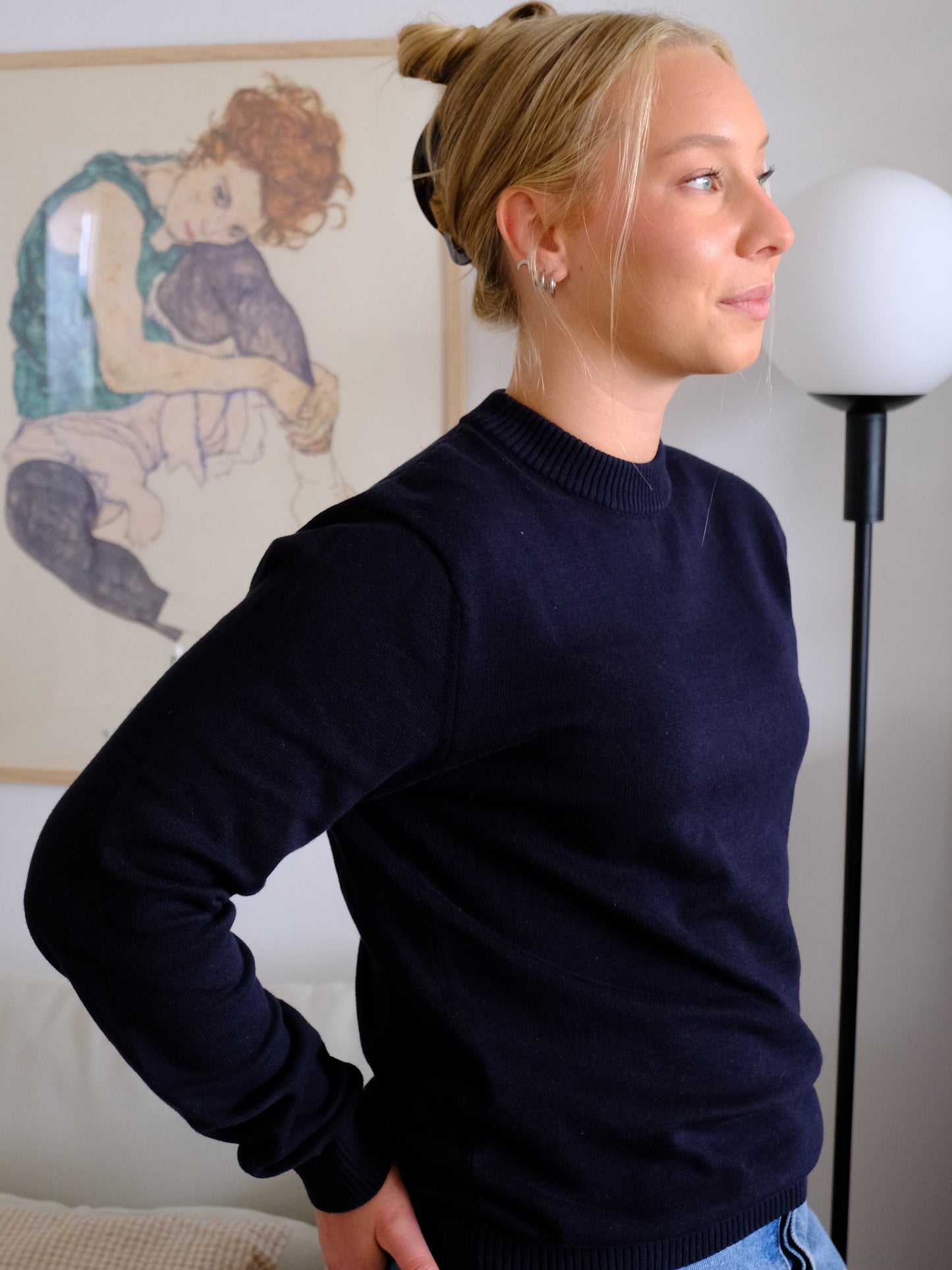 Crew neck Navy