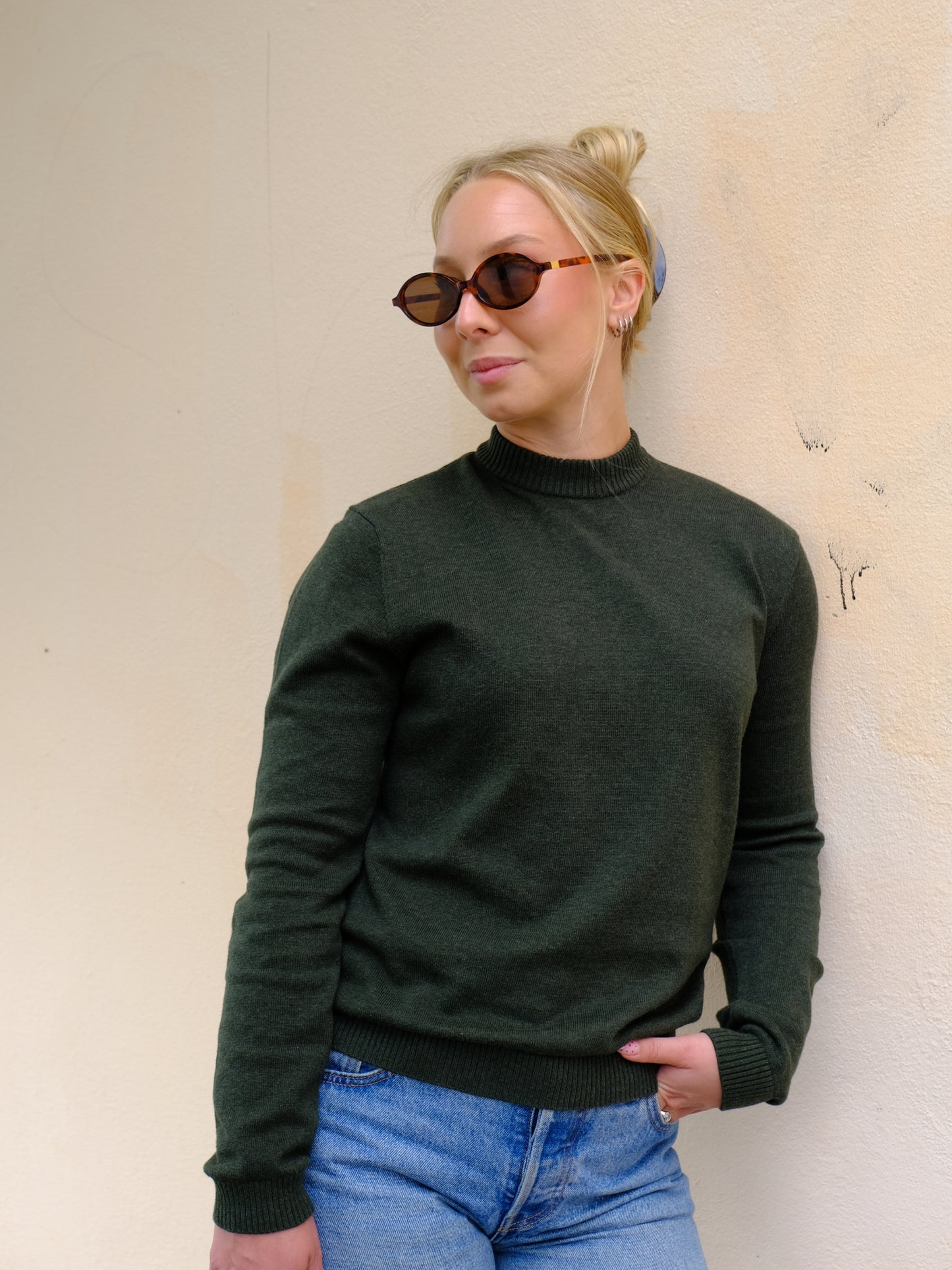 Crew Neck Forest green