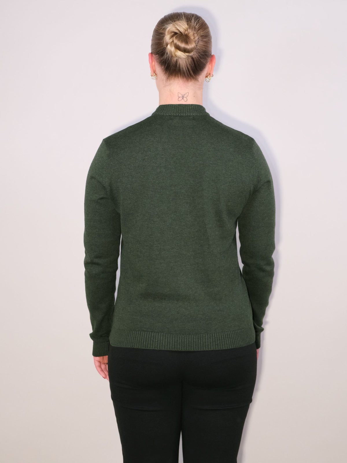 Crew Neck Forest green